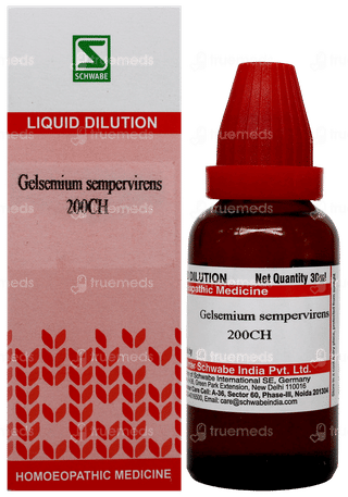 Dr Willmar Schwabe Gelsemium Sempervirens 200Ch Dilution 30Ml